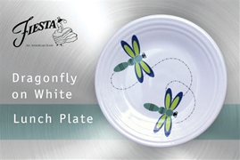 Fiesta Dragonfly Lunch Plate